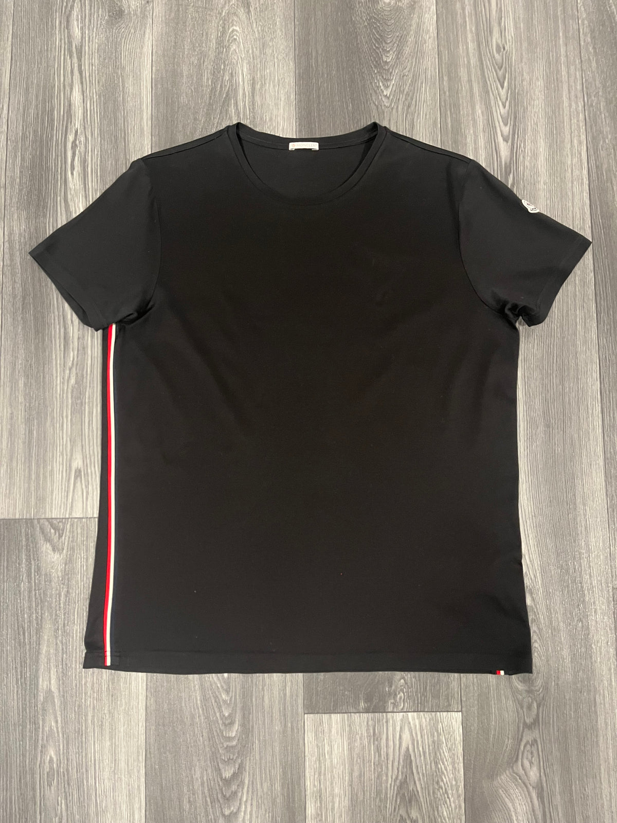 Moncler Black Tee XL Fits Large 3768