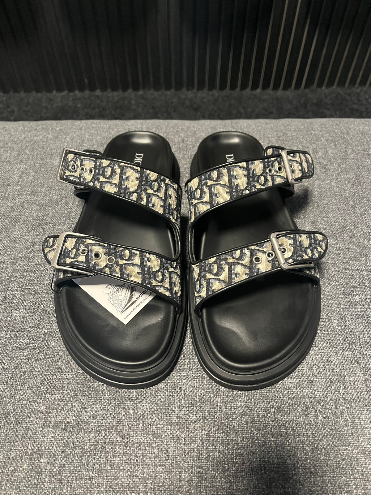 Dior Jacquard Sandals UK 9.5 3781