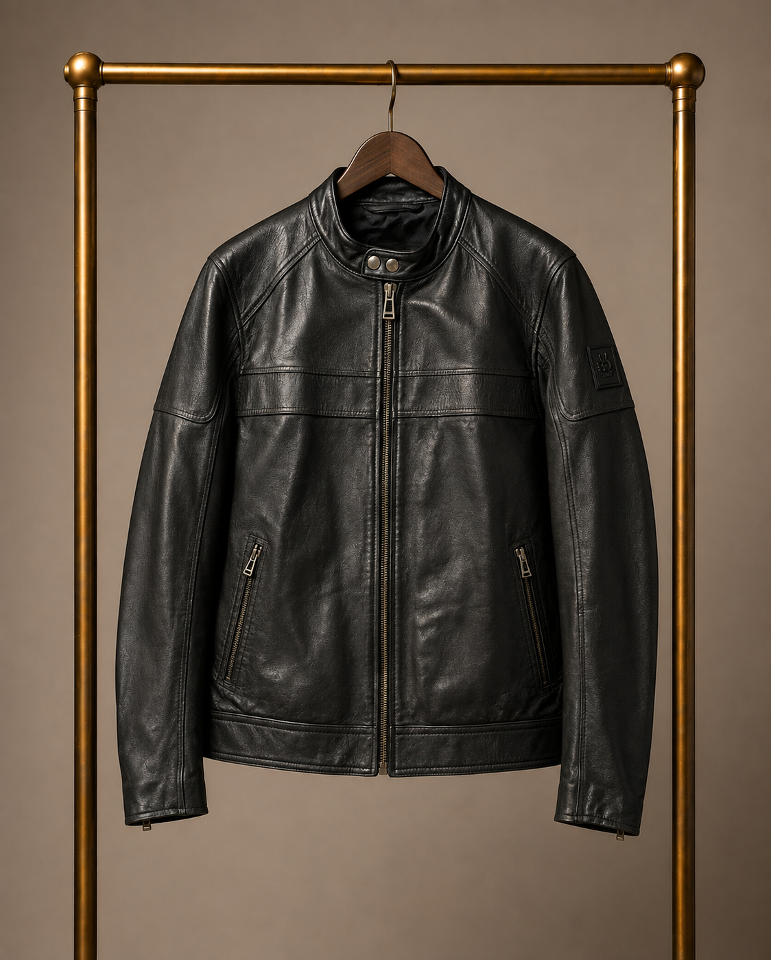 Belstaff Leather Jacket Large 3690
