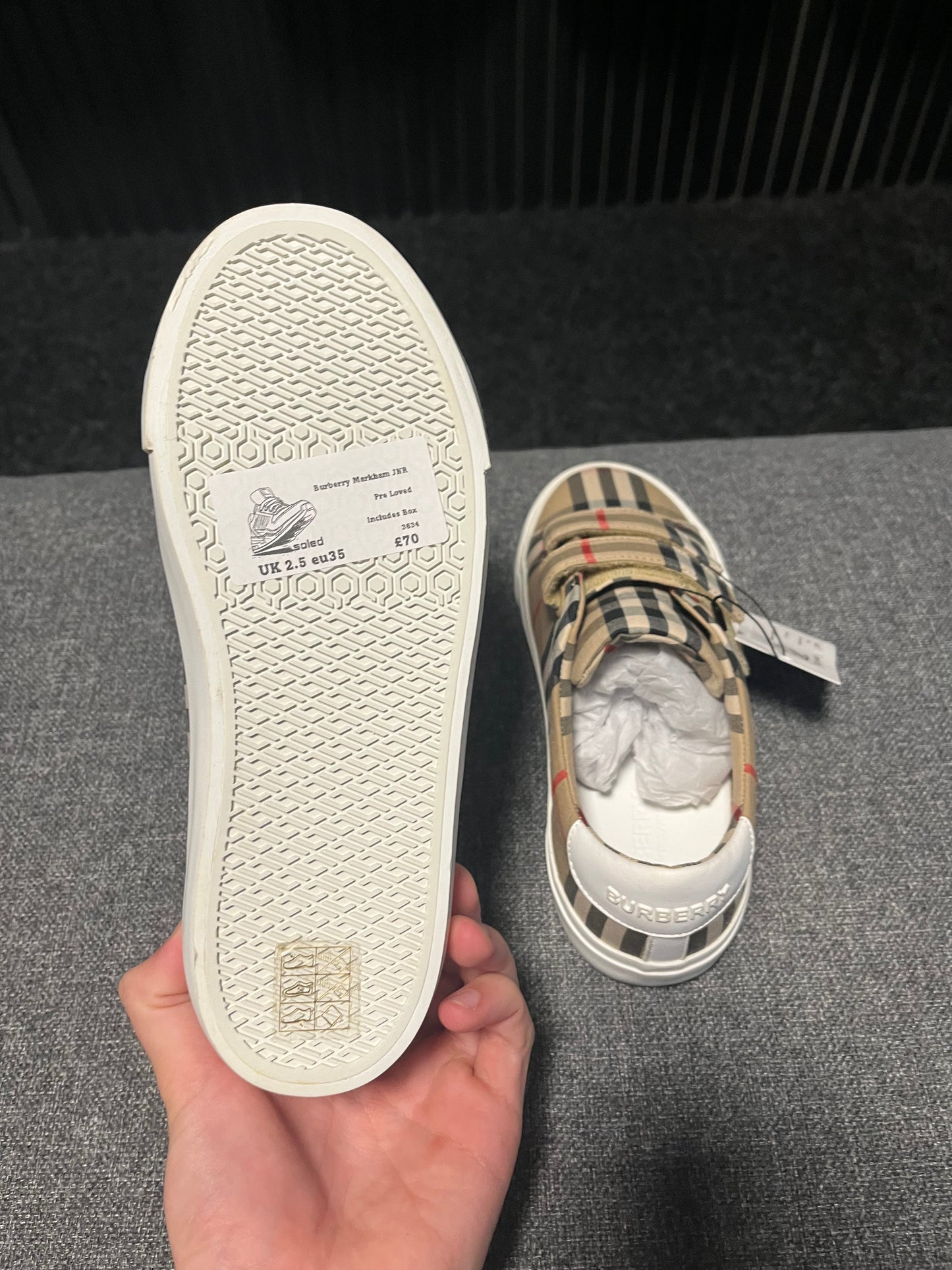 Burberry Markham JNR UK 2.5 3634