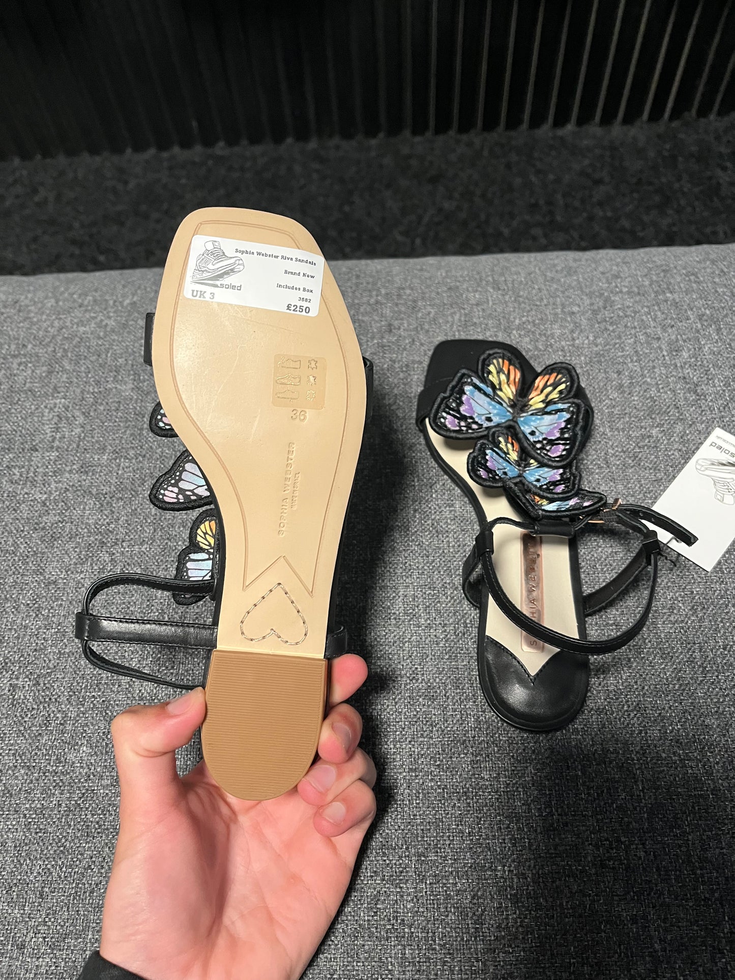 Sophia Webster Riva Sandals UK 3 3582