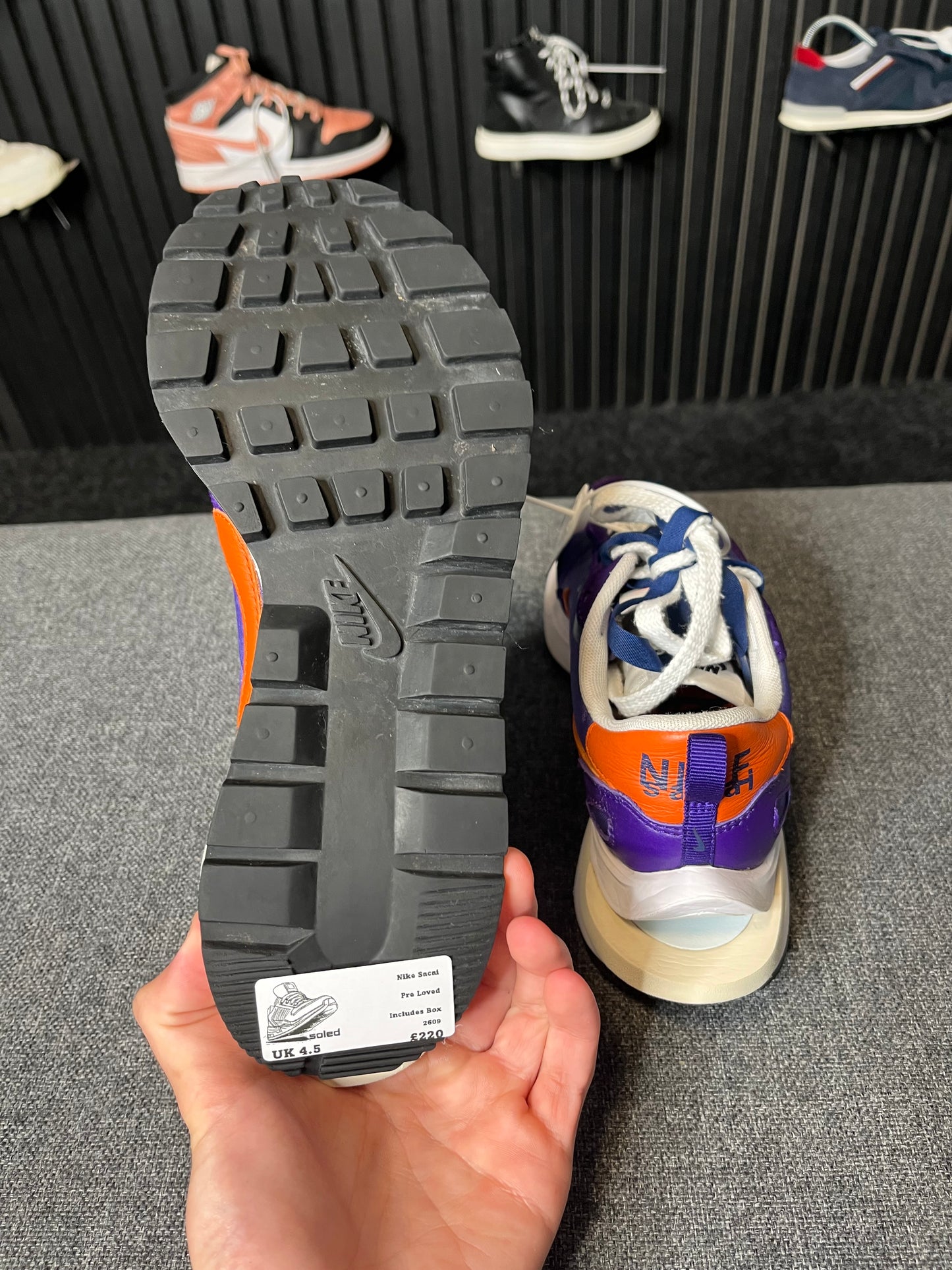 Nike Sacai Vaporwaffle UK 4.5 2609
