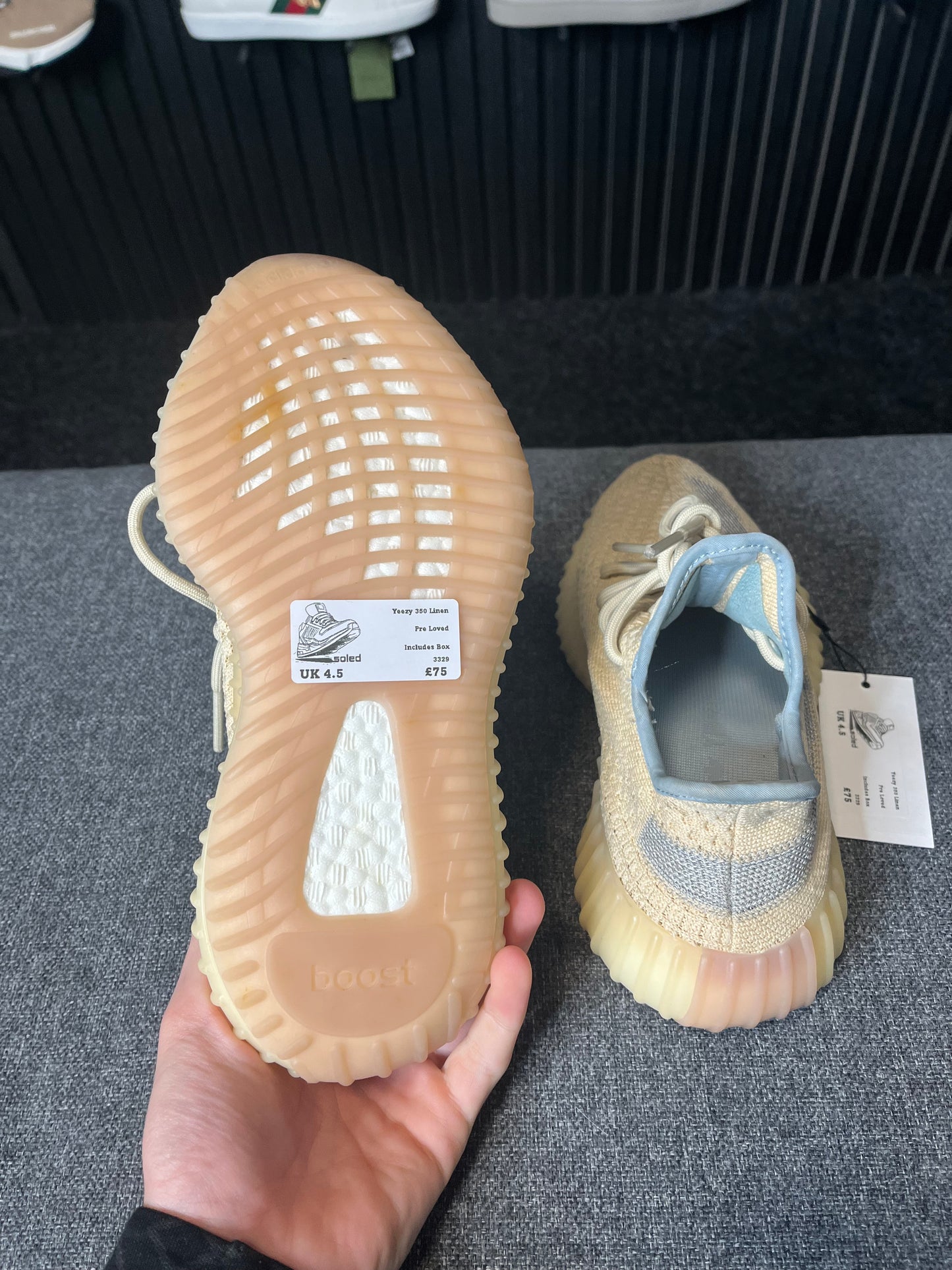 Yeezy 350 Linen UK 4.5 3329