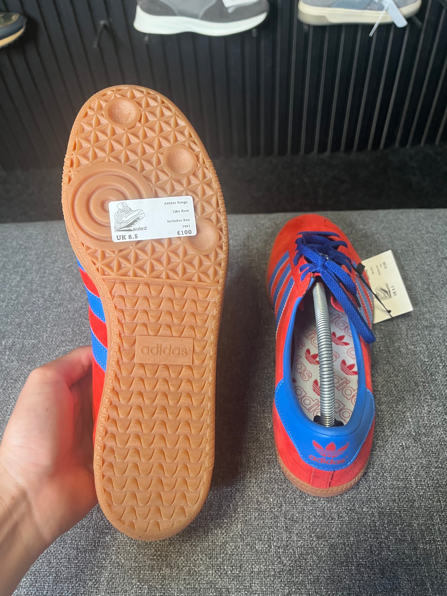Adidas Rouge UK 8.5 3461