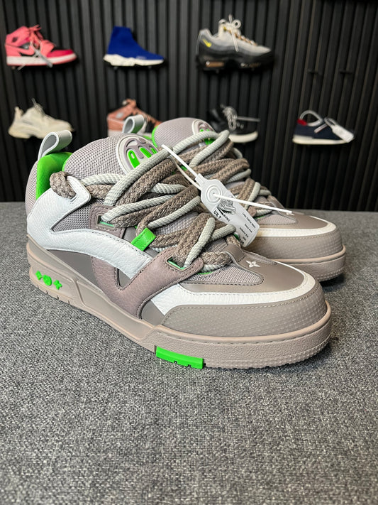 Louis Vuitton Skate Sneaker Grey Green UK7 2589