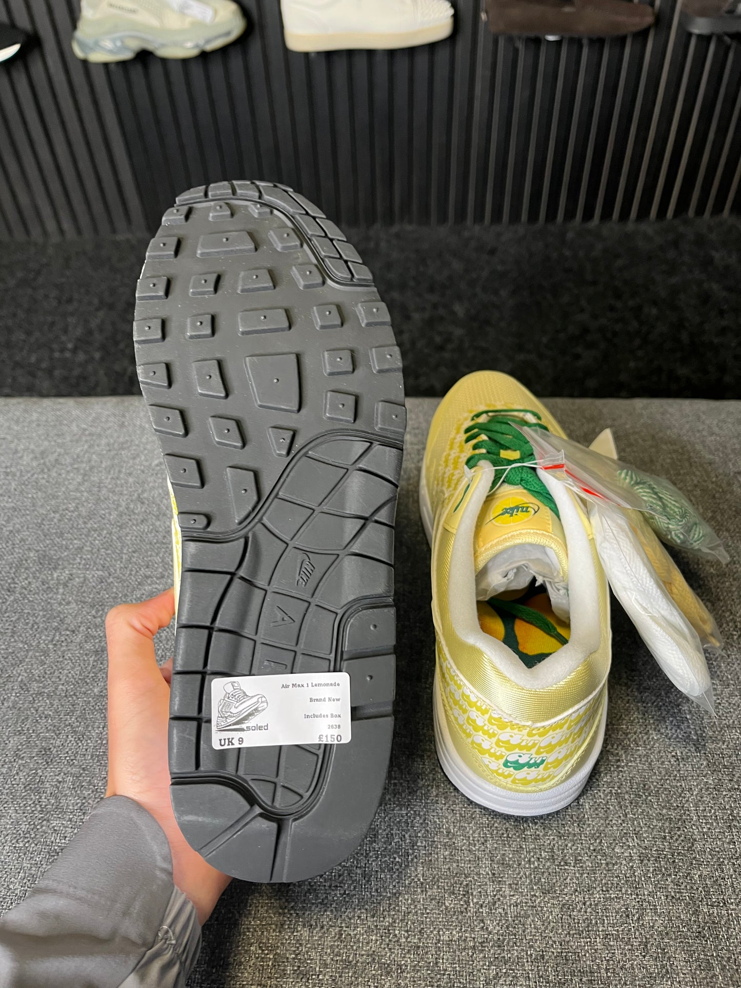 Air Max 1 Lemonade UK 9 2638