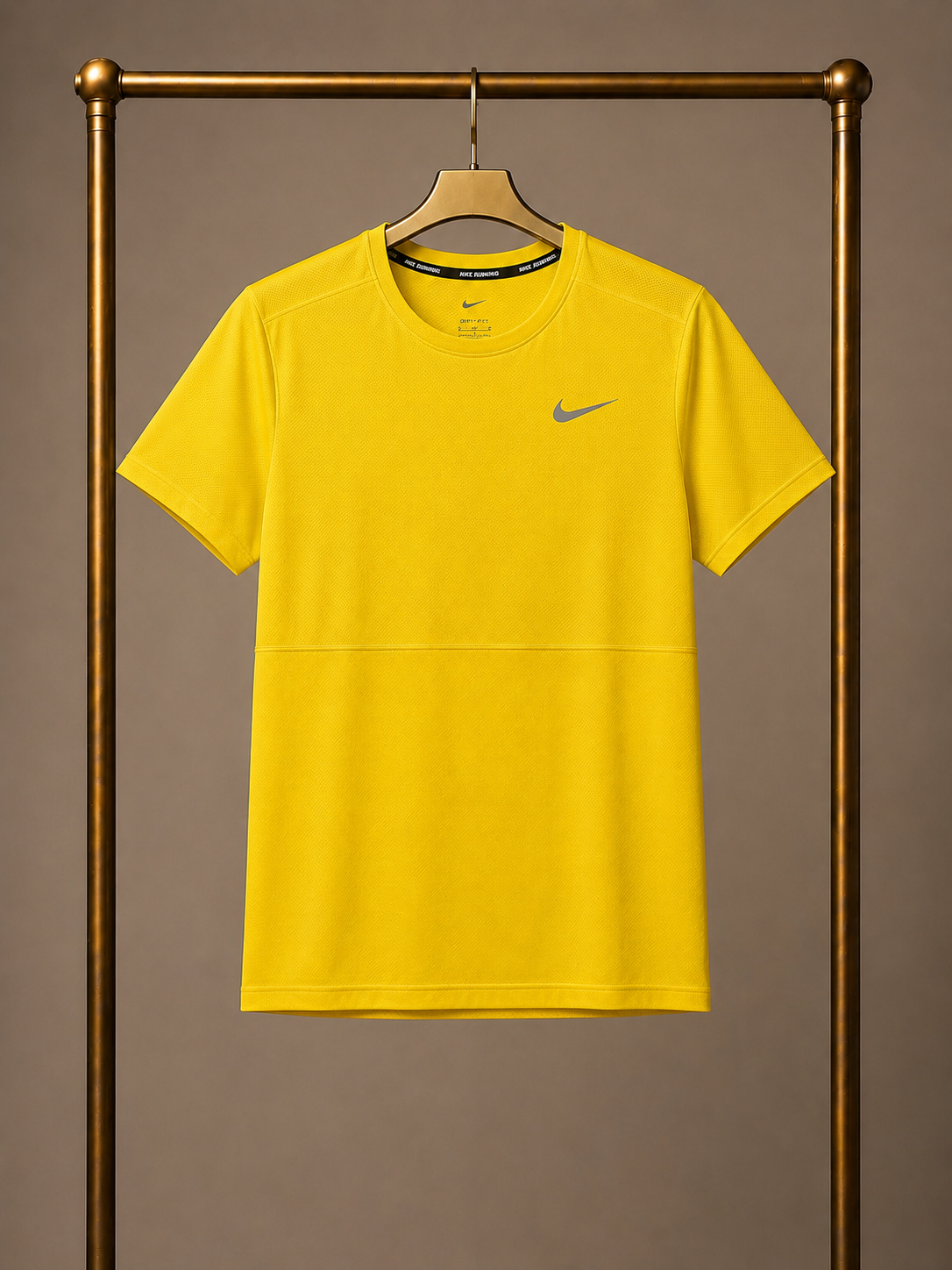 Nike Dri Fit Tee Yellow Medium 3518