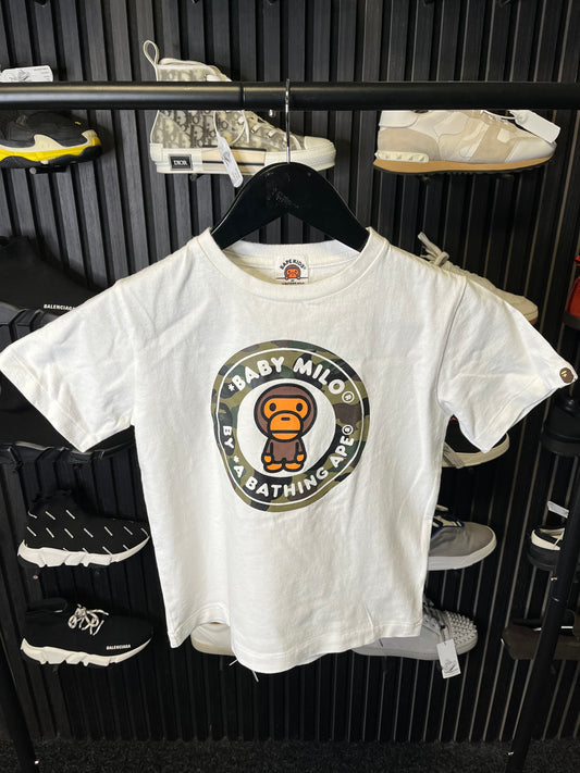 A Bathing Ape Milo T-Shirt White Age 6-7 3152
