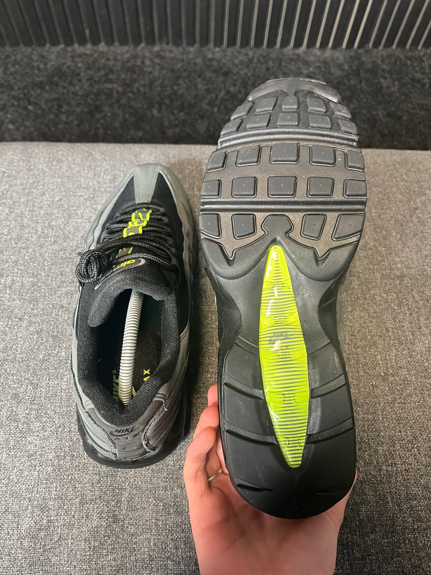 Air Max 95s Iron Grey Volt UK 9 3411