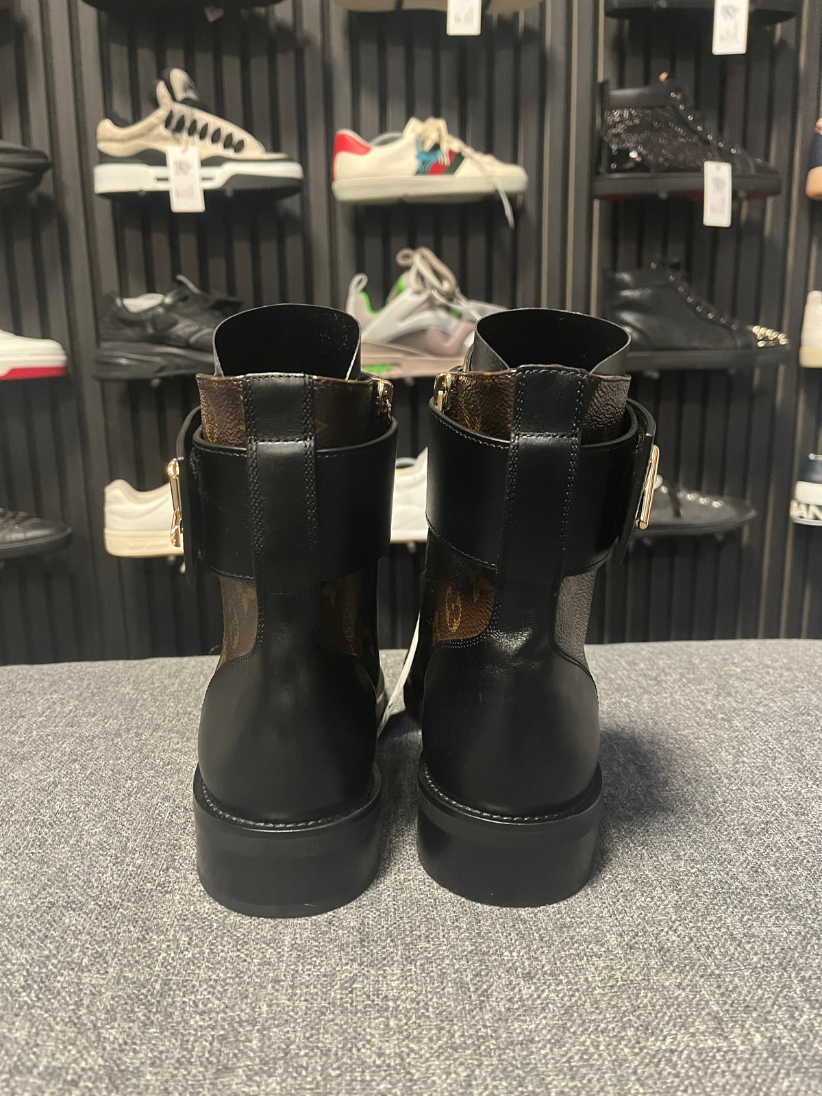 Louis Vuitton Wonderland Flat Ranger Boots UK 6/6.5 3830