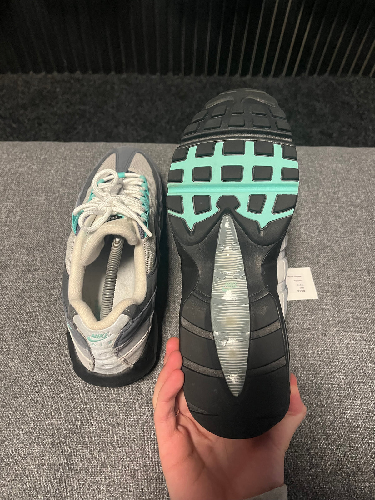 Air Max 95s Hyper Turquoise UK 8 3773