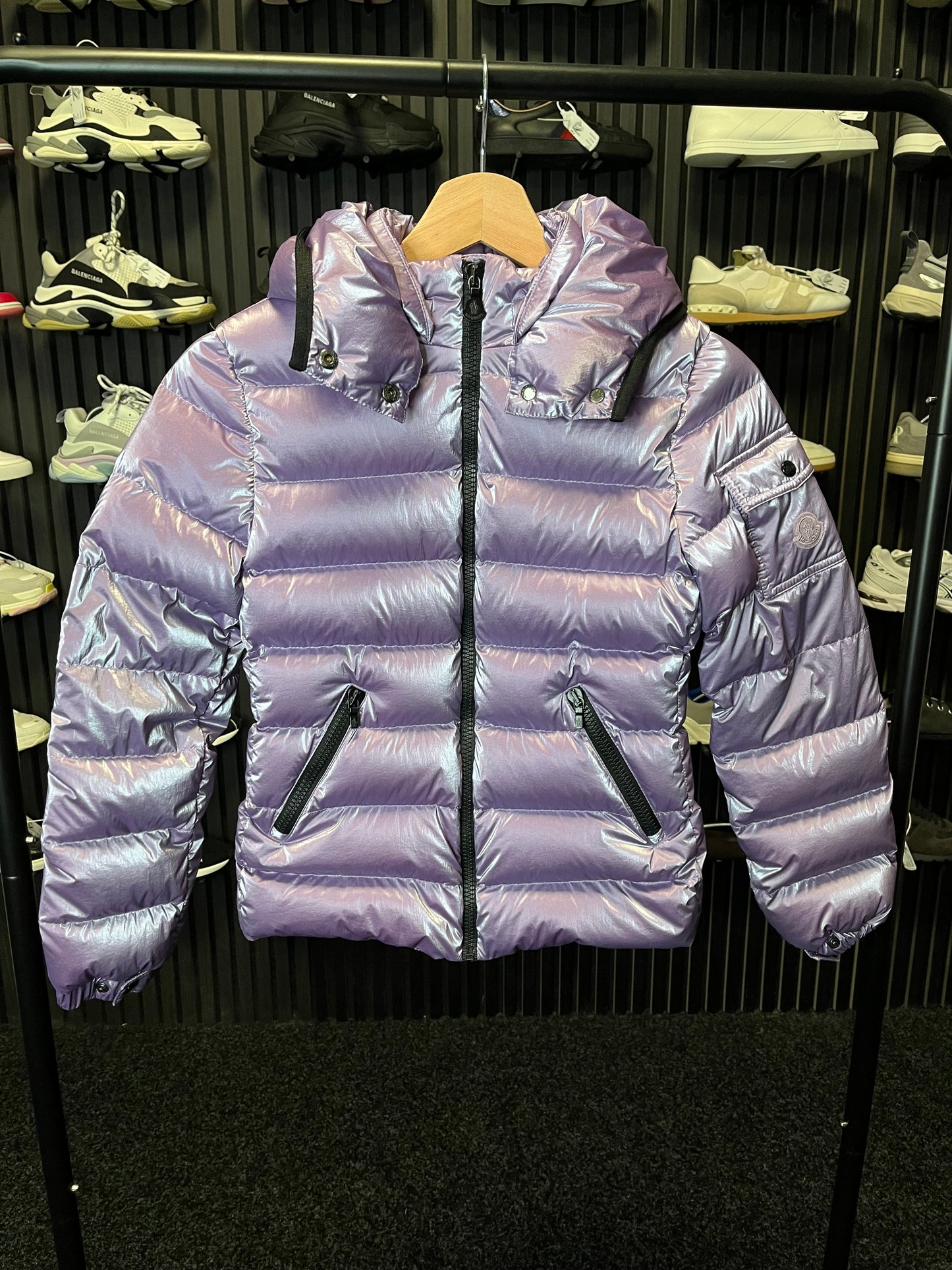 Moncler Bady Jacket Purple Age 10 2761