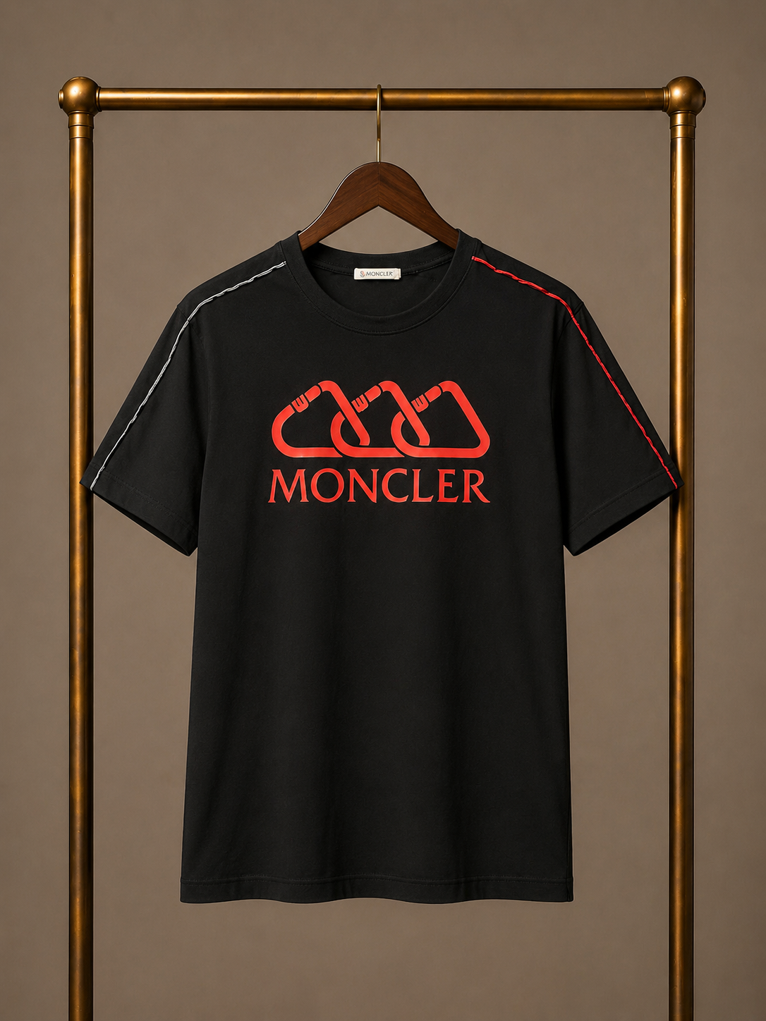 Moncler T-Shirt Black Large 3576