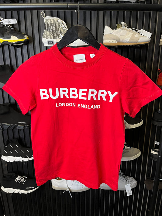 Burberry T-Shirt Red Age 10 3134