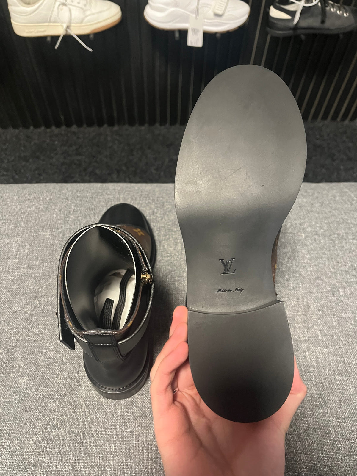 Louis Vuitton Wonderland Flat Ranger Boots UK 6/6.5 3830