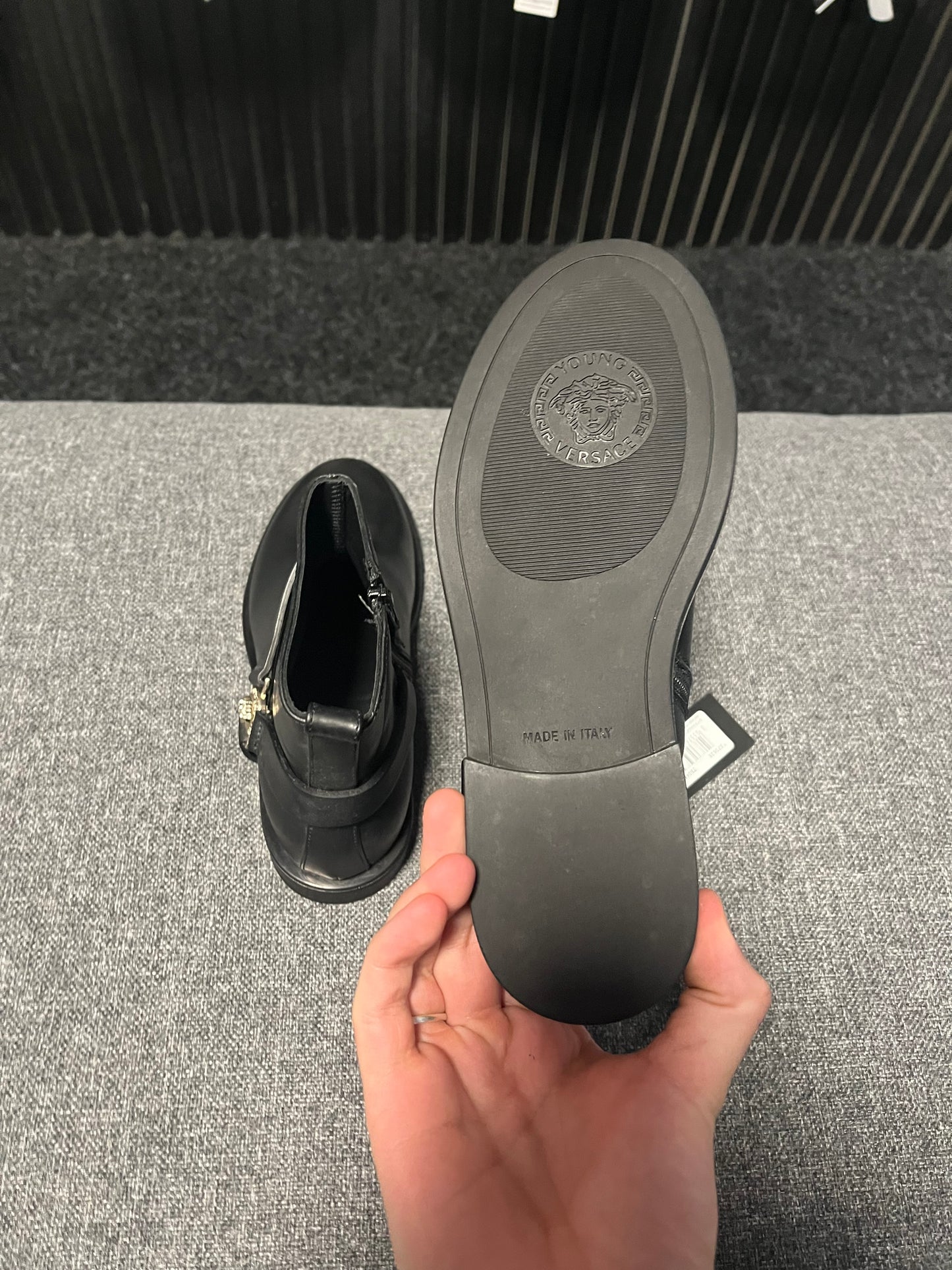 Versace Mdusa Boots UK 1 3613