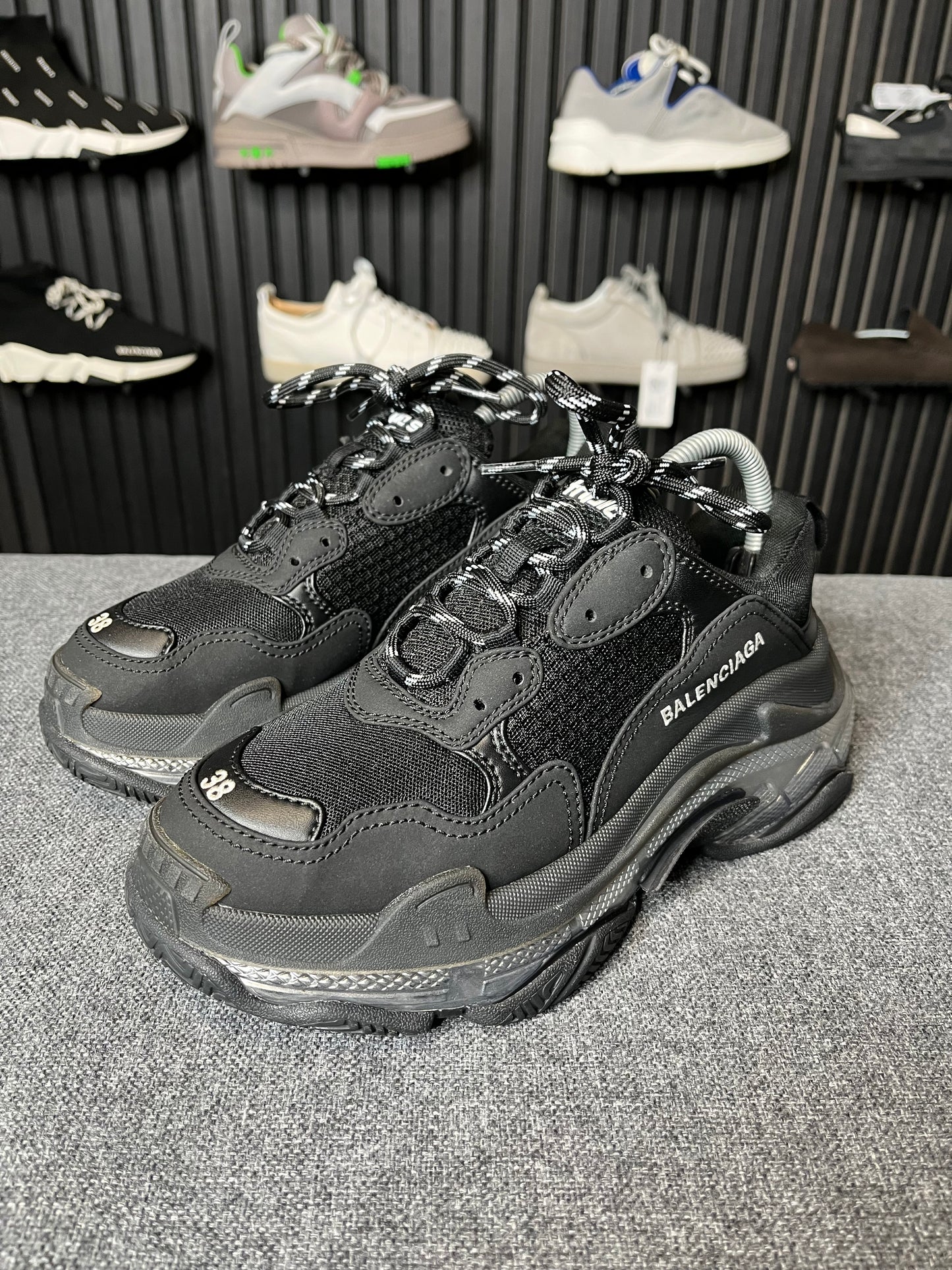 Balenciaga Triple S Black UK5 3169