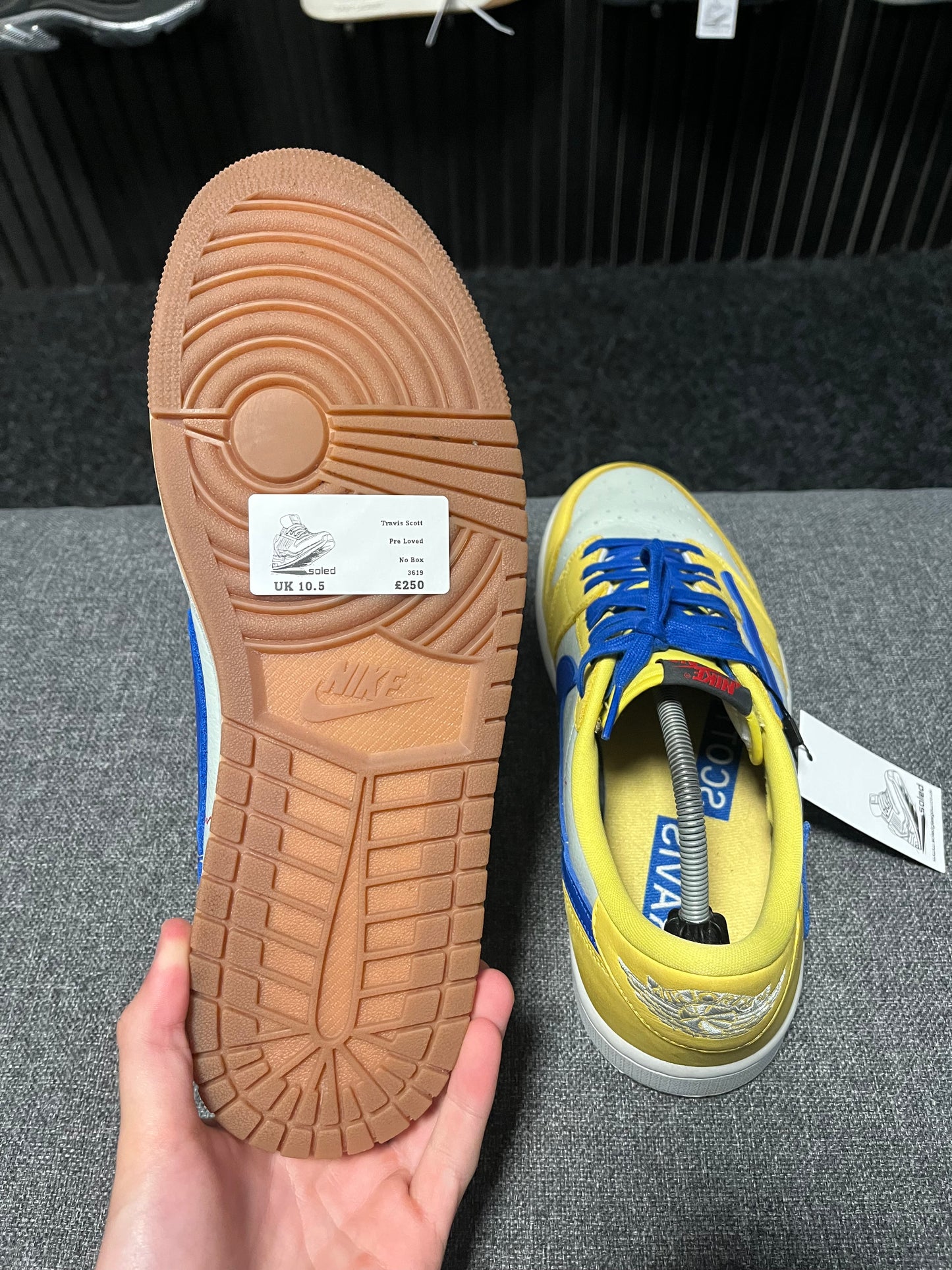 Travis Scott Canaries UK 10.5 3619