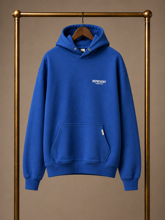 Represent Hooded Sweater Blue Large 3665