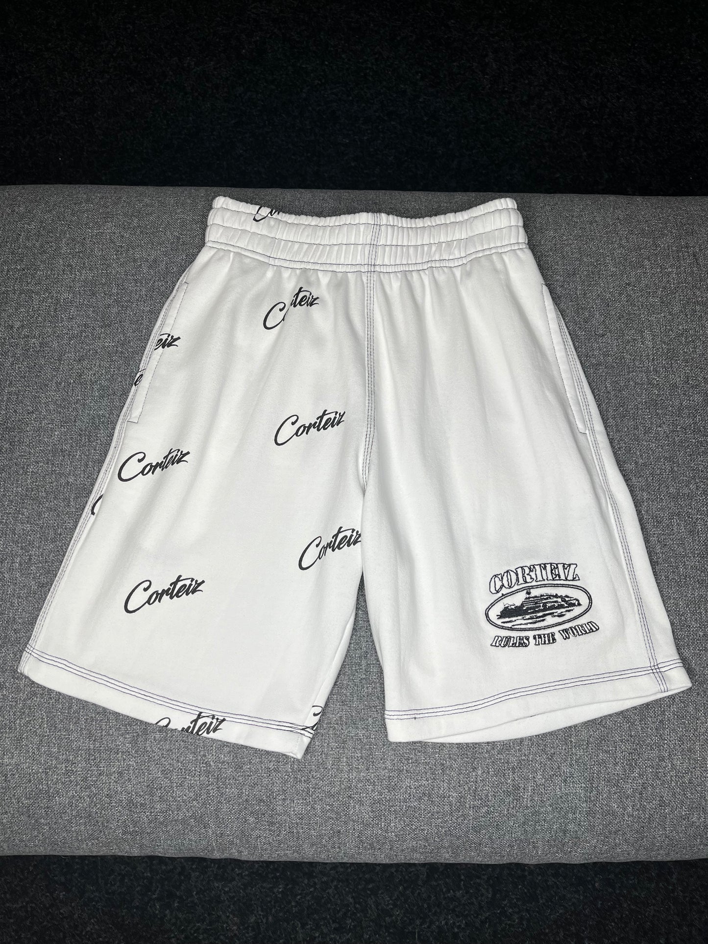 Corteiz White Shorts Small 2510