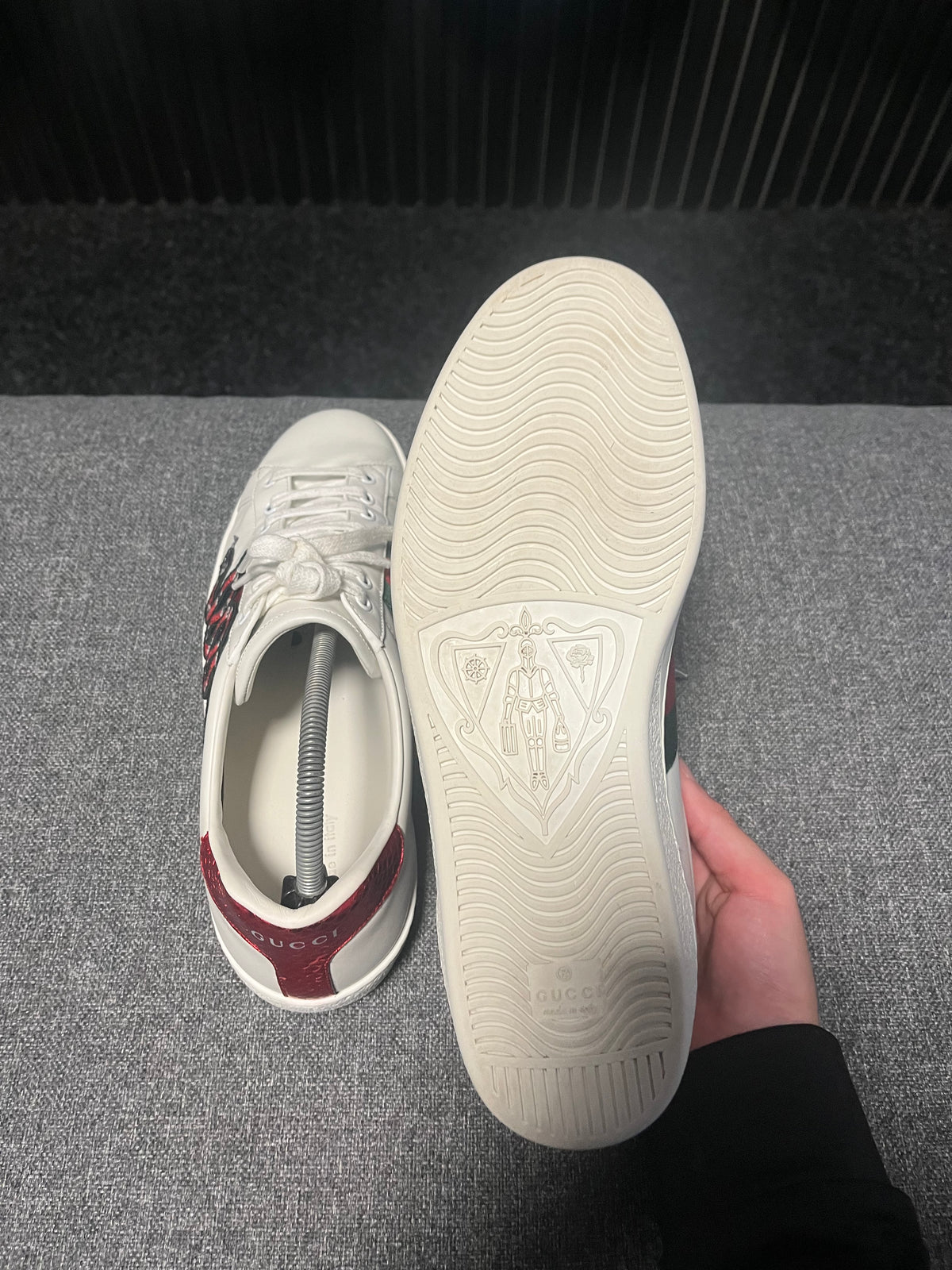 Gucci Ace Snake UK 9 3769