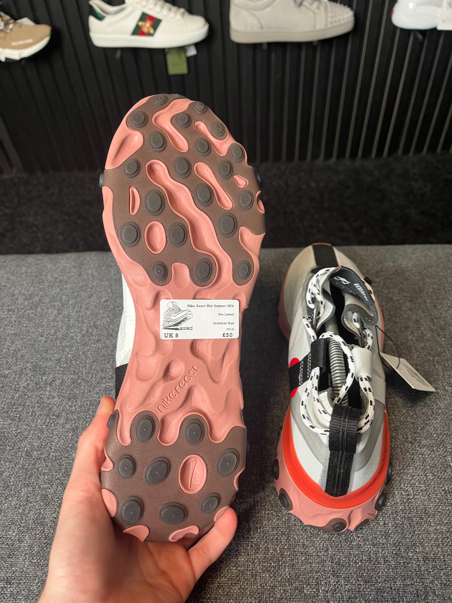 Nike React Mid Runner ISPA UK 8 3314