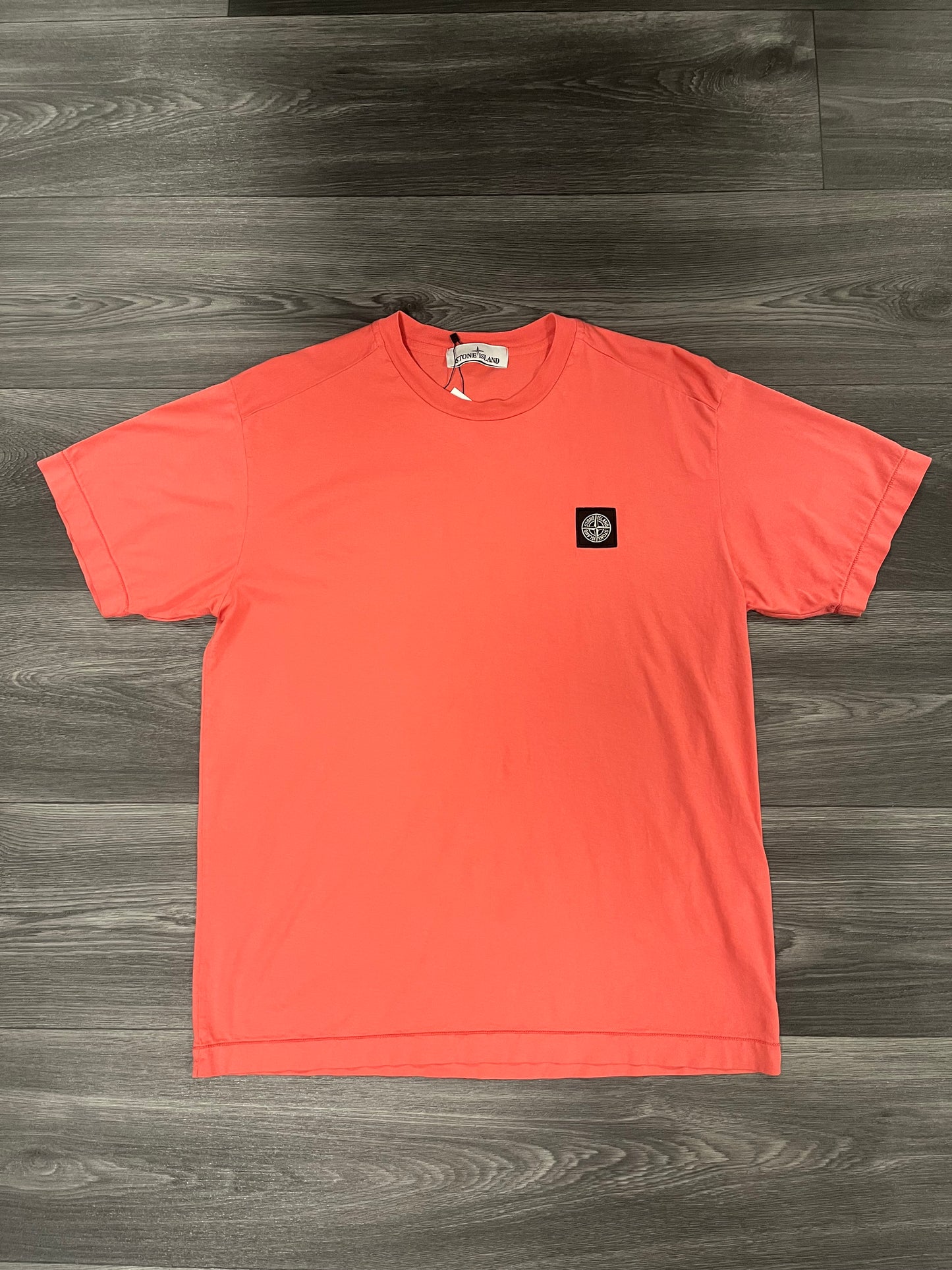 Stone Island T-Shirt Coral Large 3565