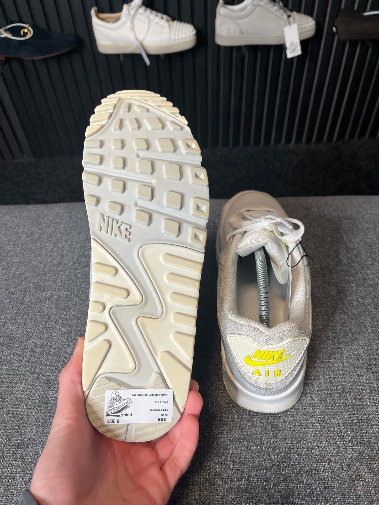 Air Max 90 Lemon Venom UK 9 3073