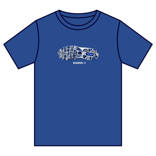 Clean Sole Tee Dark Blue Kighve x Box Fresh