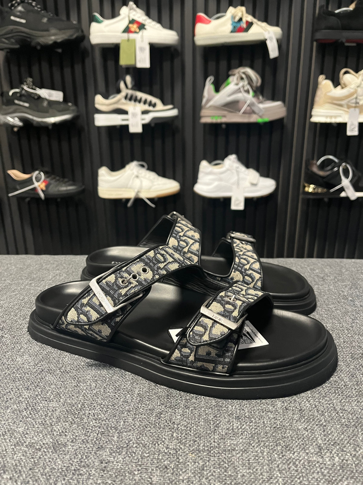 Dior Jacquard Sandals UK 9.5 3781