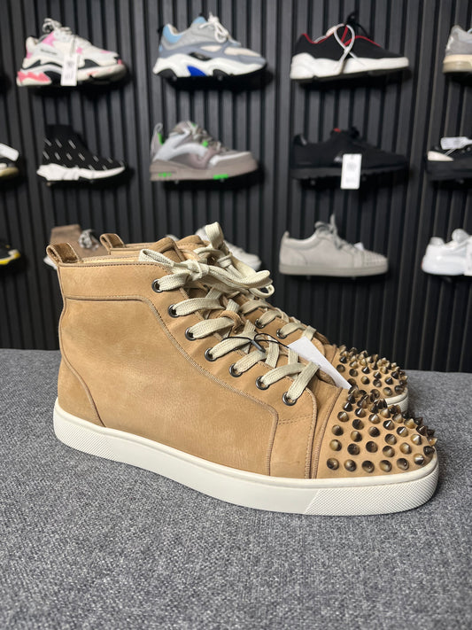 Louboutin Spike High Top Beige UK 7.5 3317