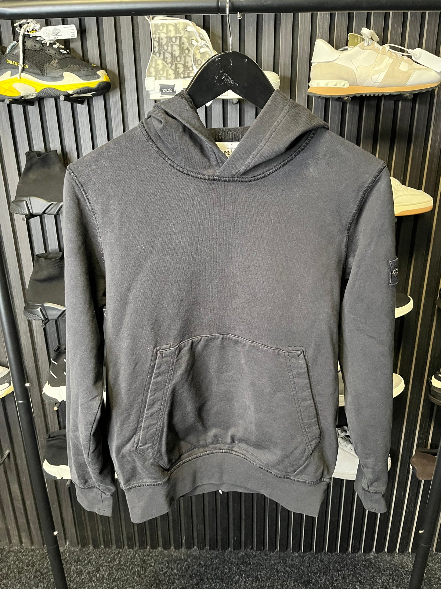 Stone Island Hooded Sweater Black Age 14