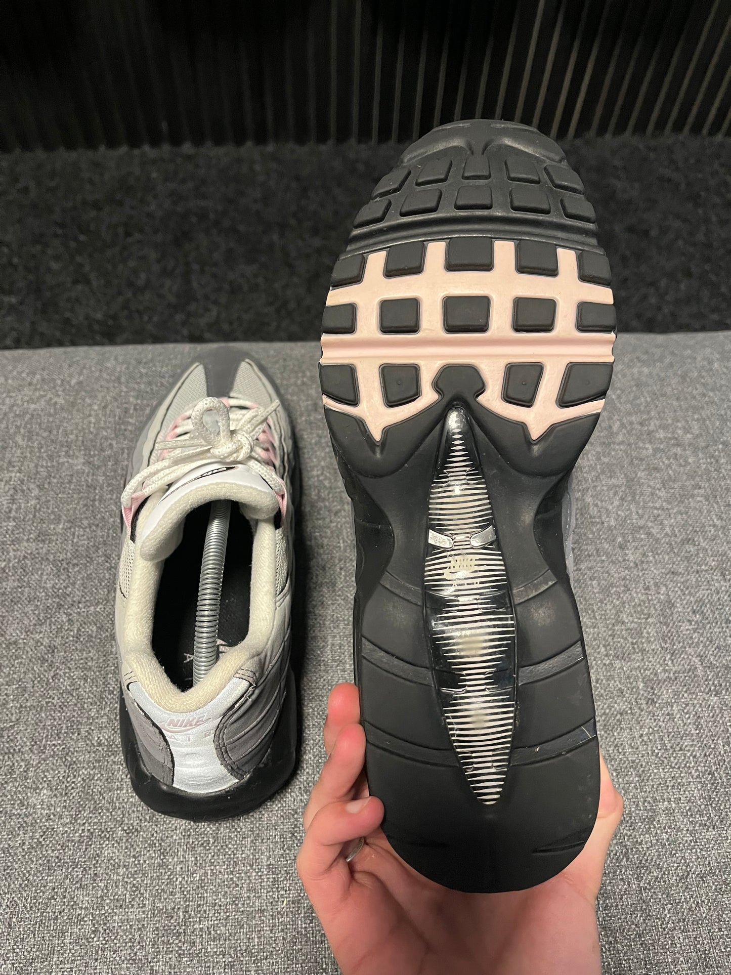 Air Max 95s Pink Foam UK 8 3626