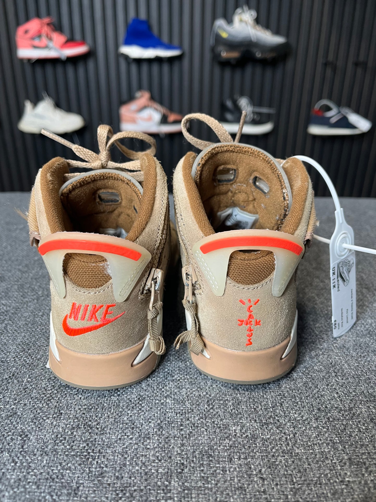 Jordan 6 Travis Scott British Khaki UK11 Child 2579
