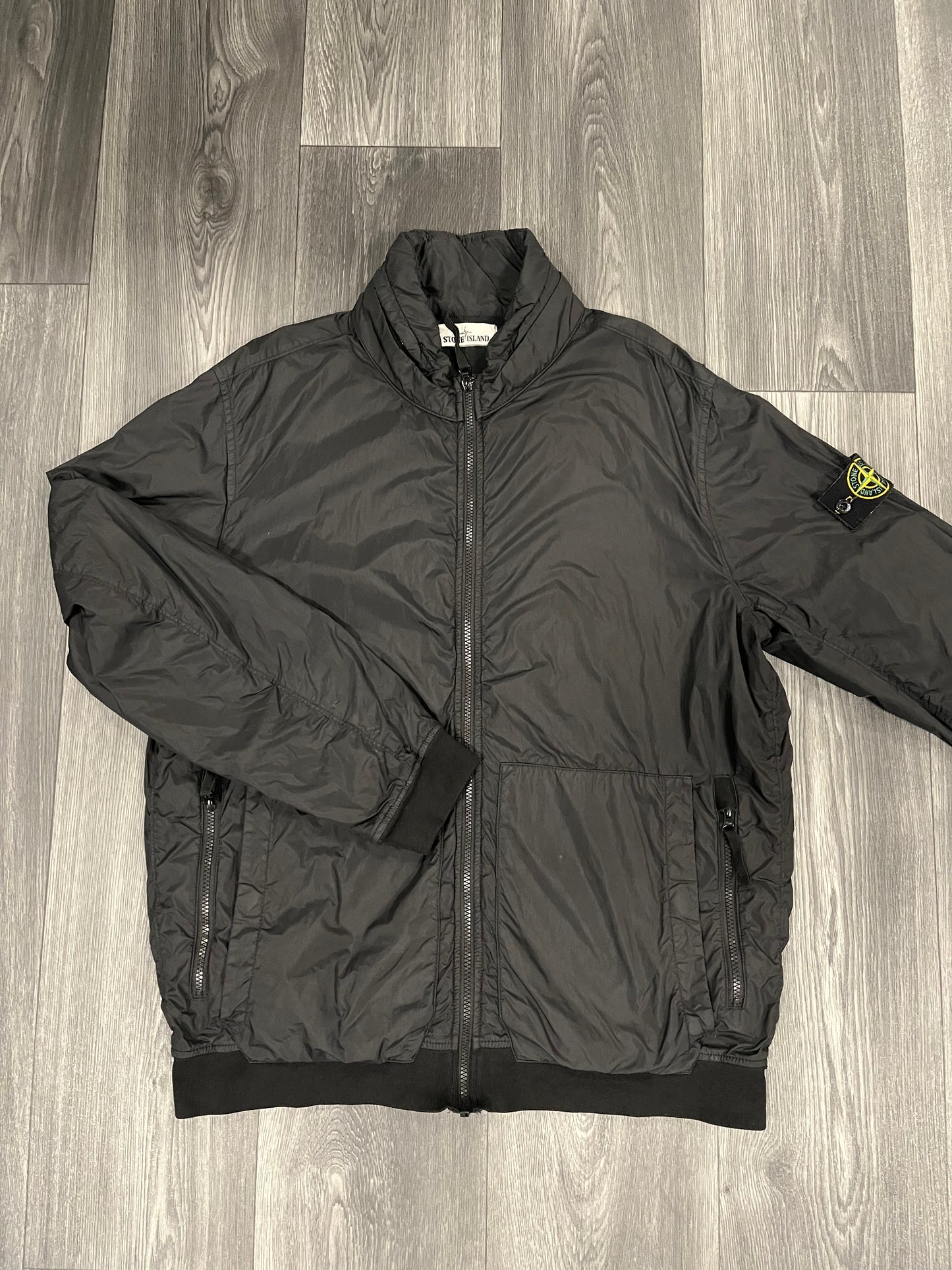 Stone Island Garment Dyed Crinkle Reps Jacket Black XL 3660