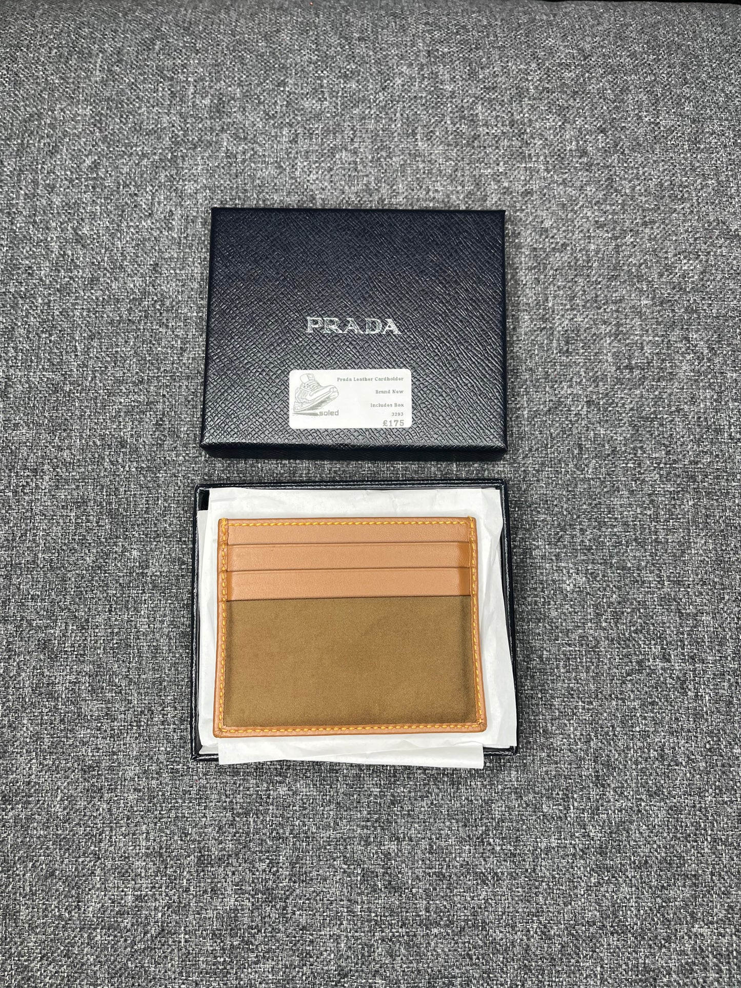 Prada Leather Cardholder 3293