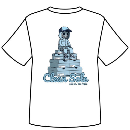 Stacked Tee White Kighve x Box Fresh