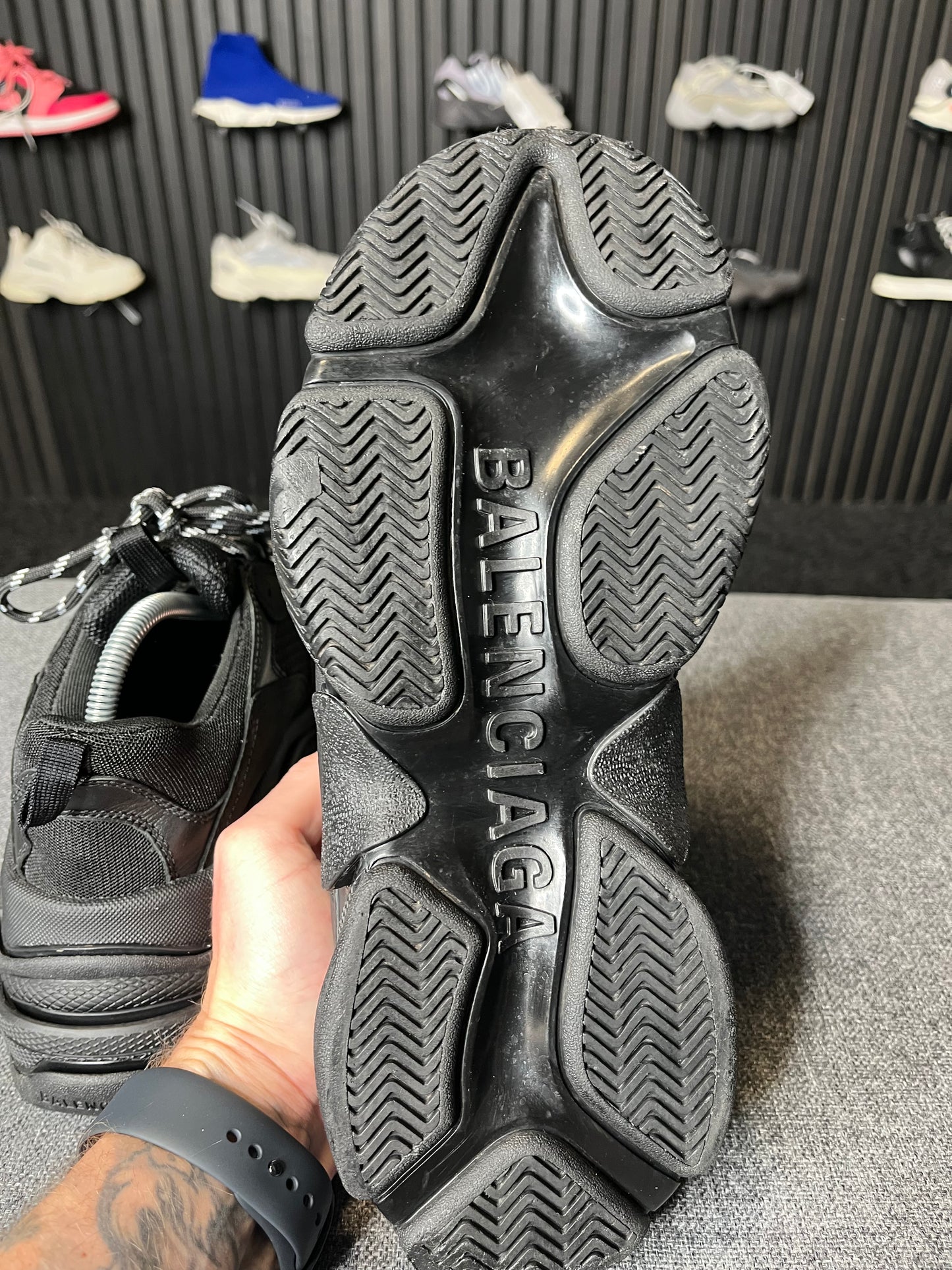 Balenciaga Triple S Black UK 6 2516
