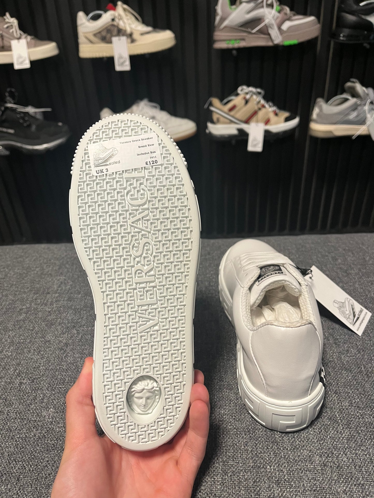 Versace Greca Sneakers UK 3 3611