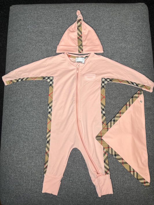 Burberry Set Pink 6 Months 2935