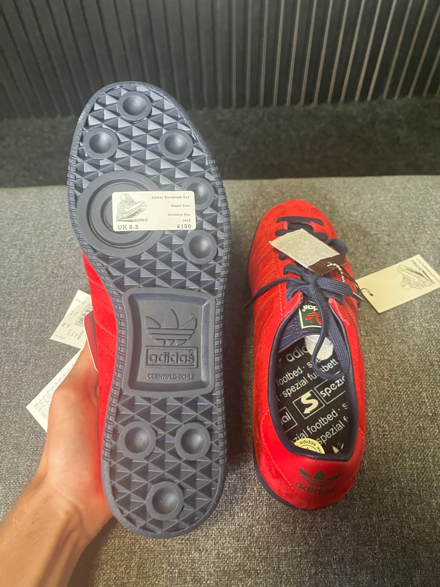Adidas Blackburn Red UK 8.5 3458