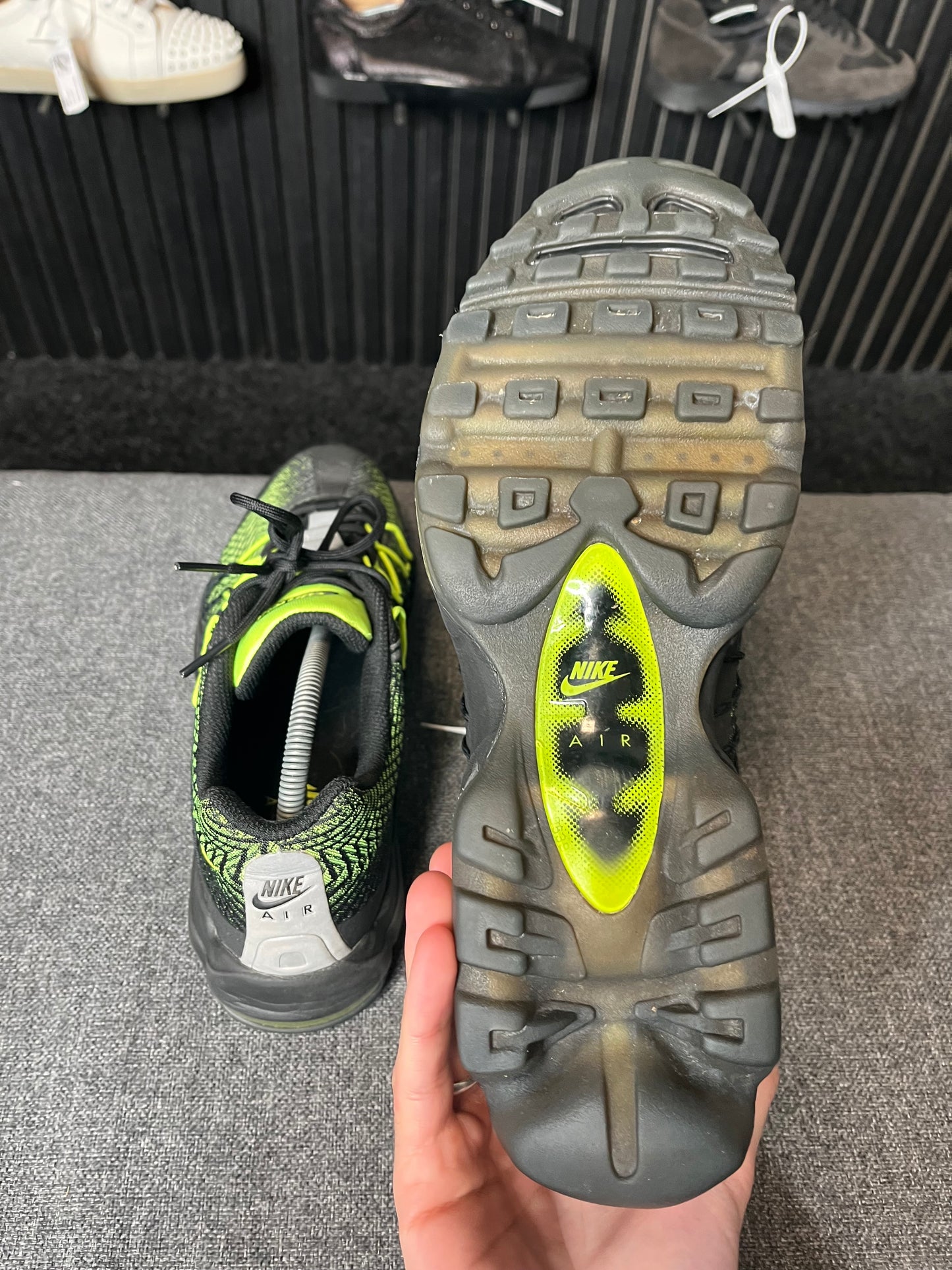 Air Max 95s Jacquard Black Volt UK 9 2825