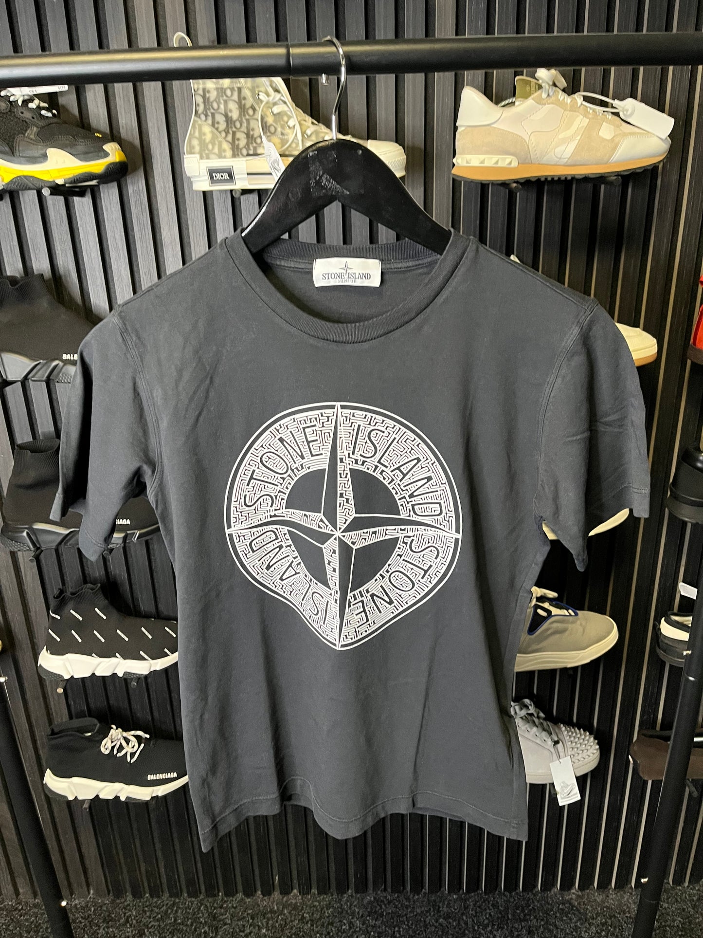 Stone Island T-Shirt Black Age 12 3157