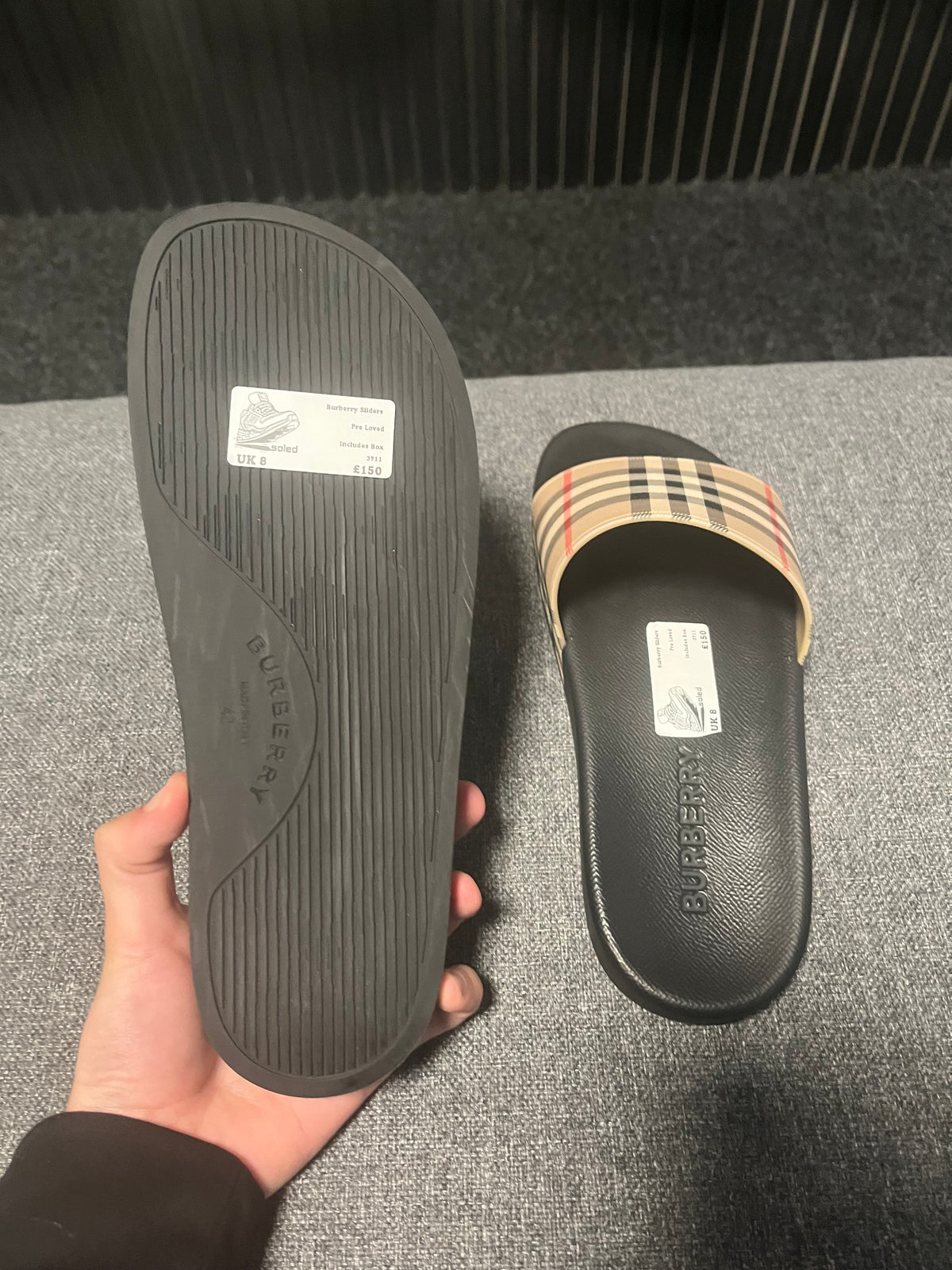 Burberry Sliders UK 8 3711