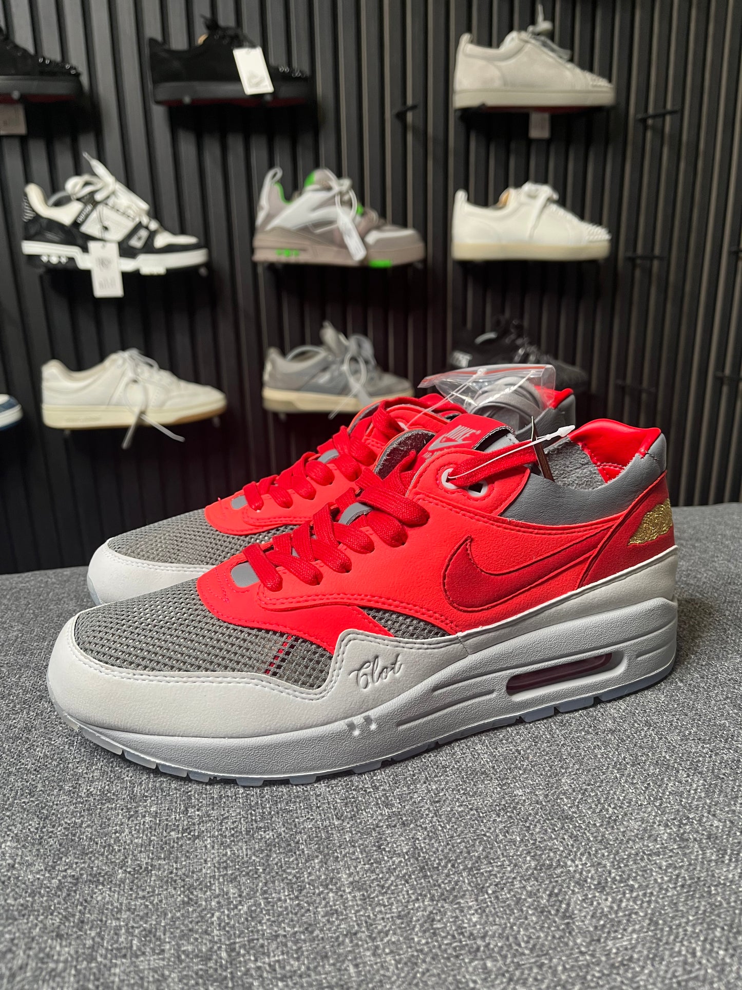 Air Max 1 Kiss Of Death Solar Red UK 9 3495