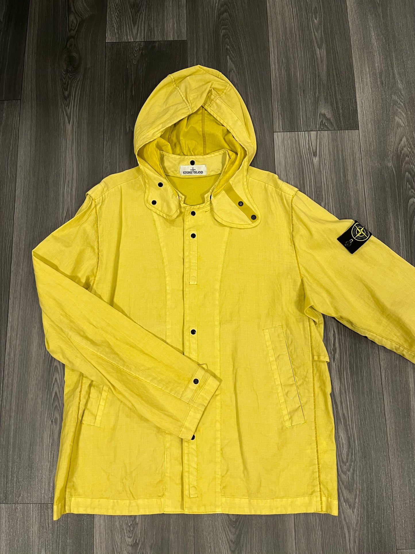 Stone Island Lino Resinato TL Yellow XL 3652