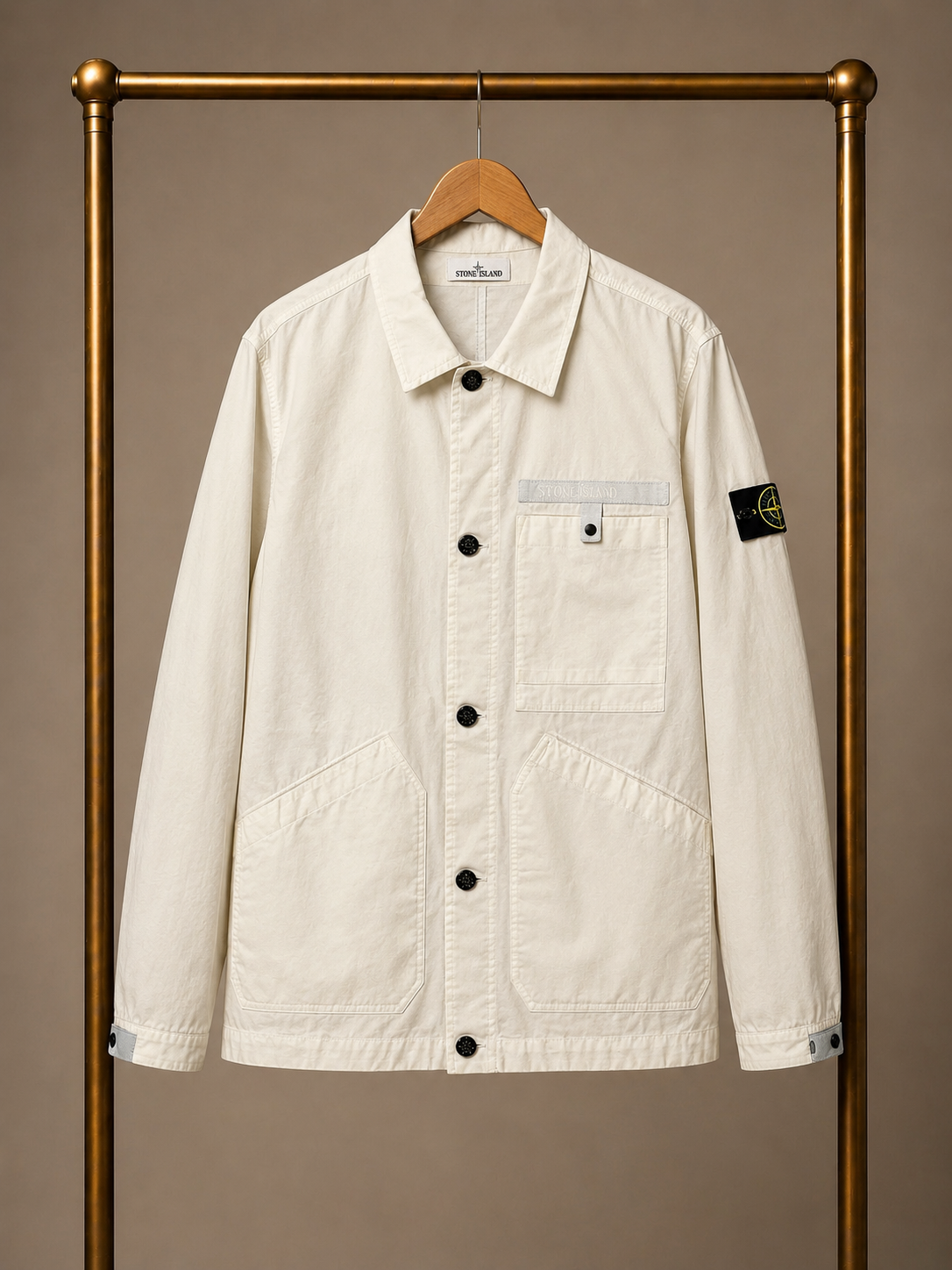 Stone Island Aggressive Gomatto Jacket White XL 3650