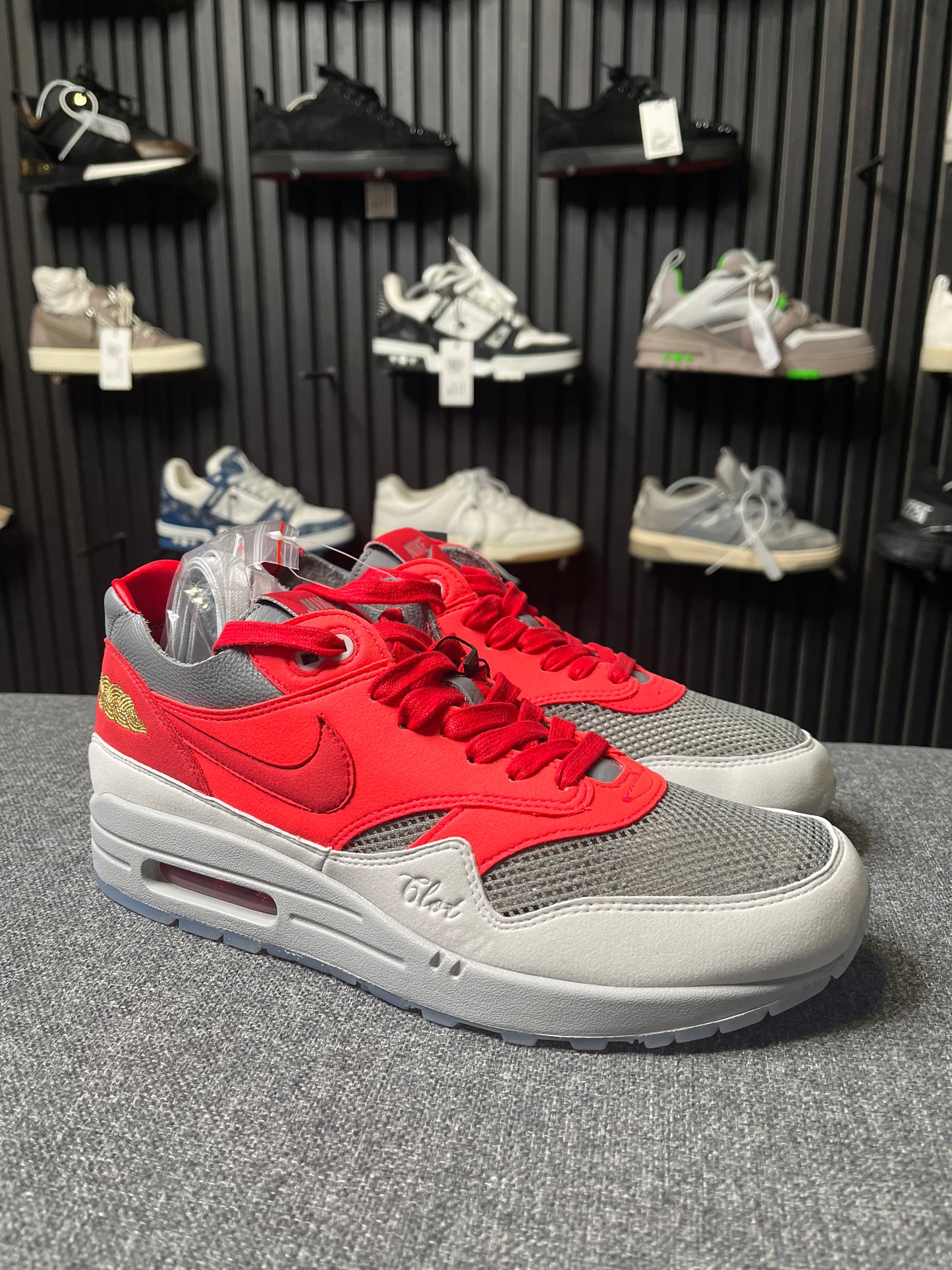 Air Max 1 Kiss Of Death Solar Red UK 9 3495