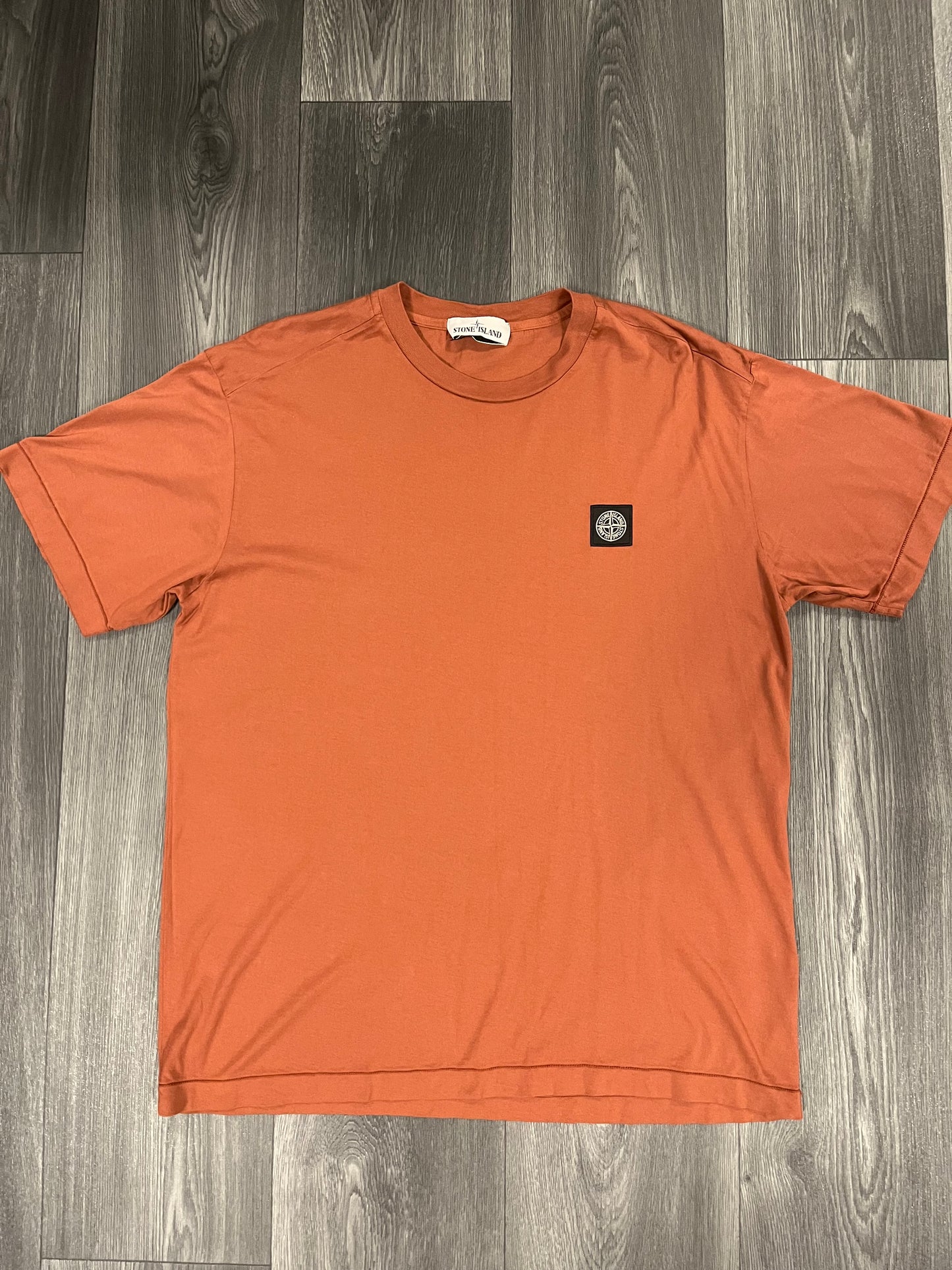 Stone Island T-Shirt Burnt Orange XL 3667