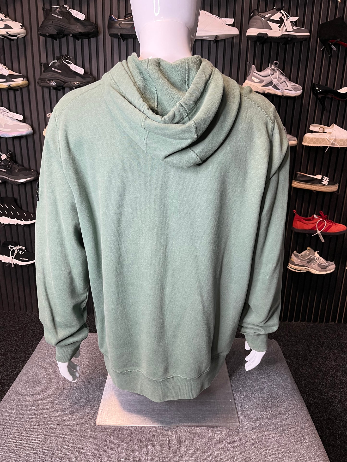 Stone Island Zip Up Hoodie Green 3XL 2770
